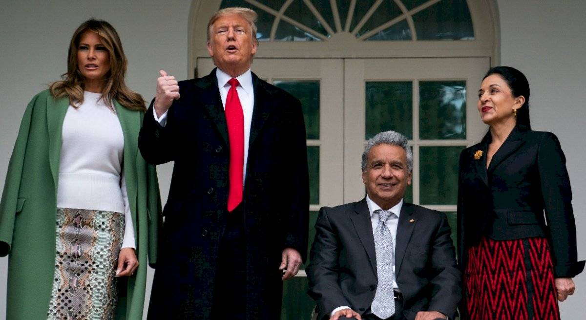 Lenín Moreno y Donald Trump