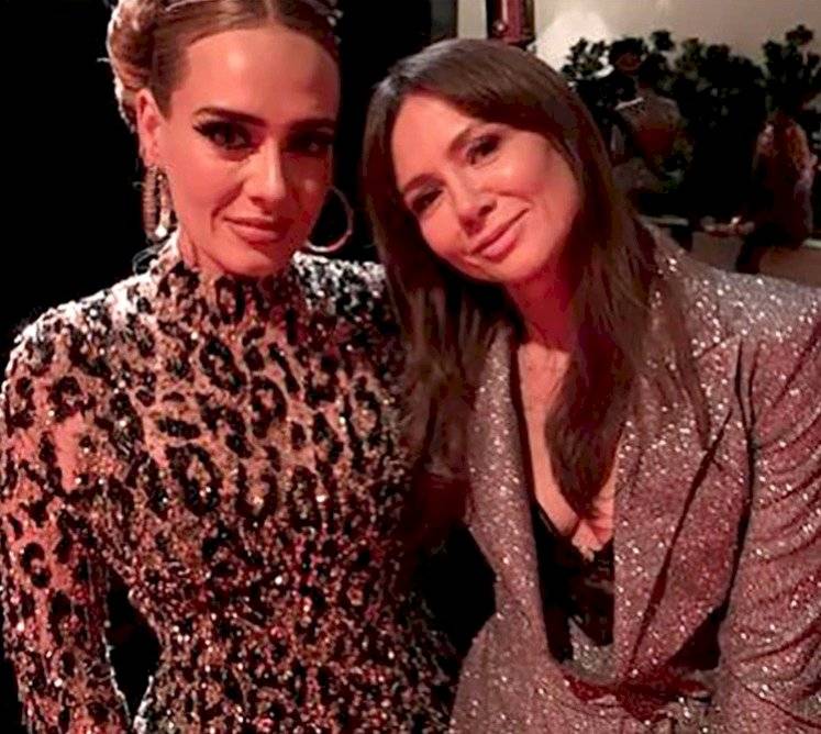 Adele y la presentadora polaca