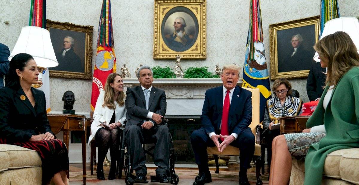 Reunión entre Lenín Moreno y Donald Trump