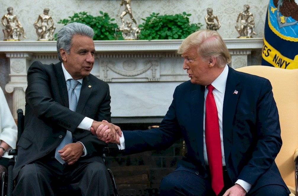 Reunión entre Lenín Moreno y Donald Trump