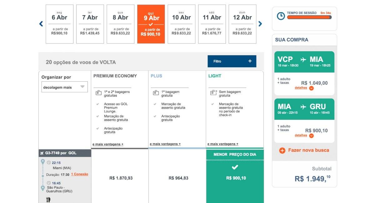 Passagens aéreas