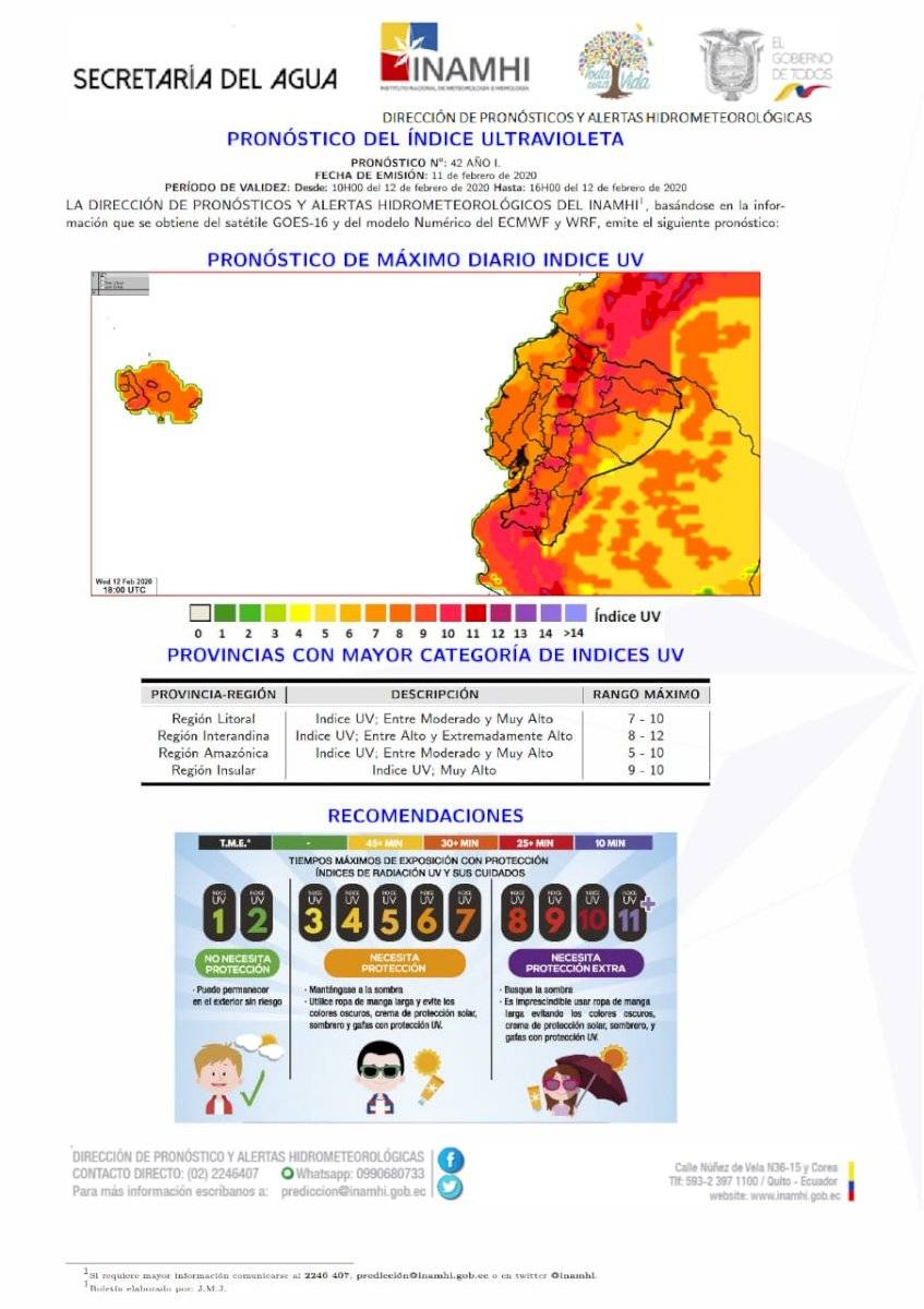 Radiación alta en la Sierra