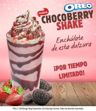 Oreo Chocoberry Shake