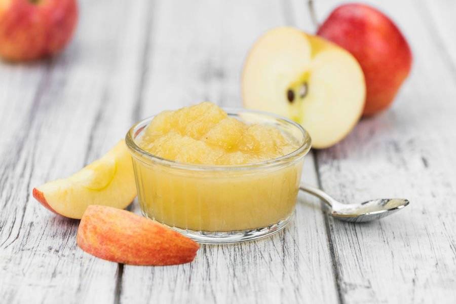 puré de manzana