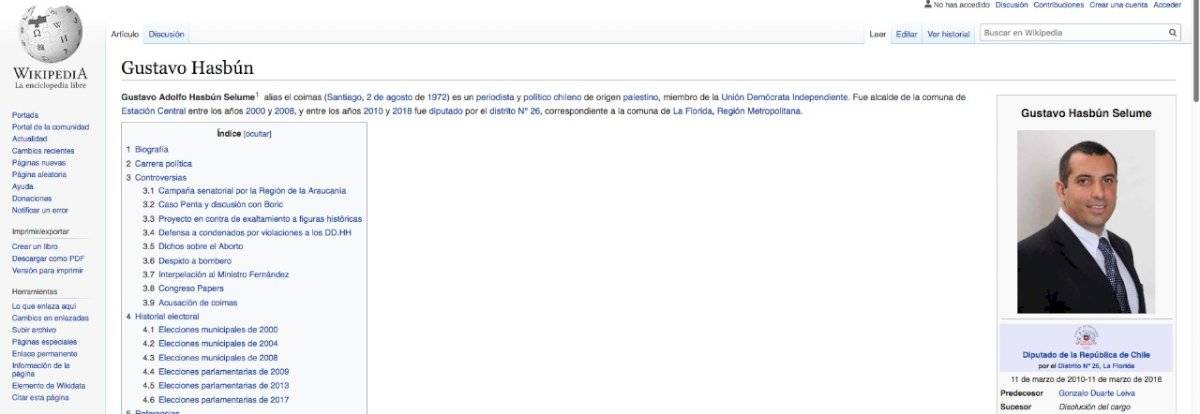 Biografía Gustavo Hasbún