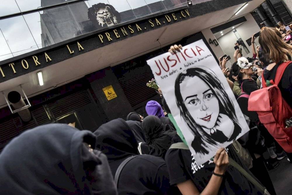 Manifestación por Ingrid Escamilla