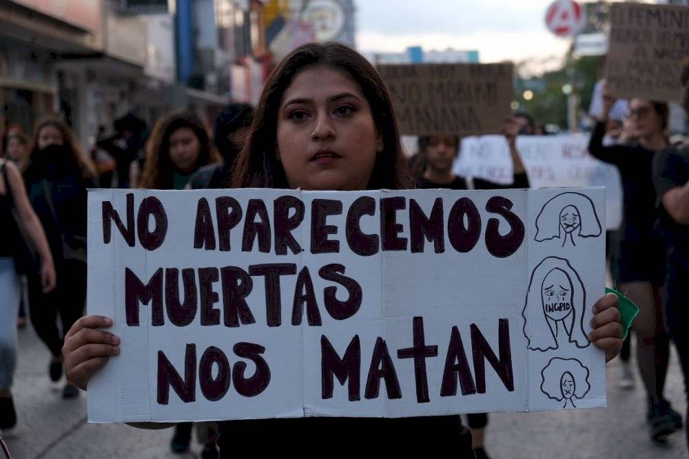 Manifestación por Ingrid Escamilla