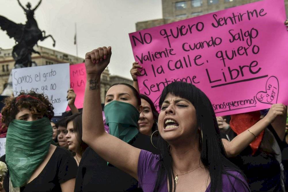Manifestación por Ingrid Escamilla