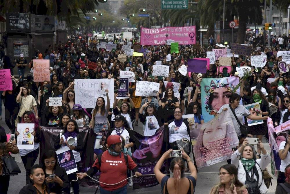 Manifestación por Ingrid Escamilla