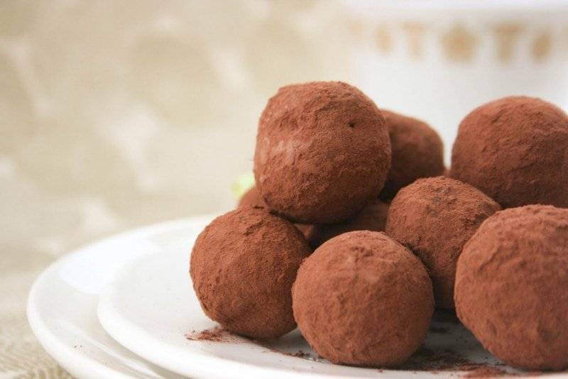 trufas de chocolate