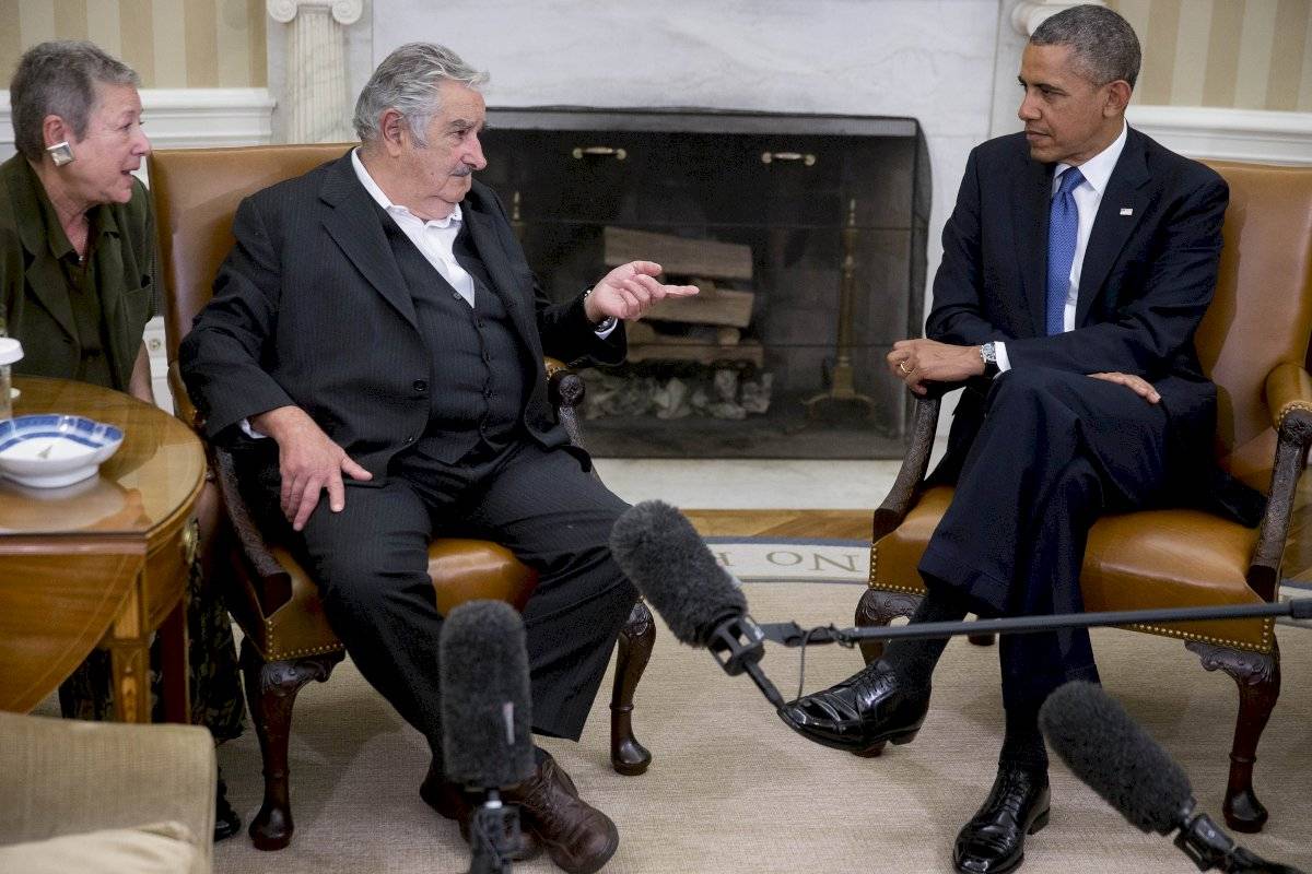 José Mujica en reunión con Barack Obama