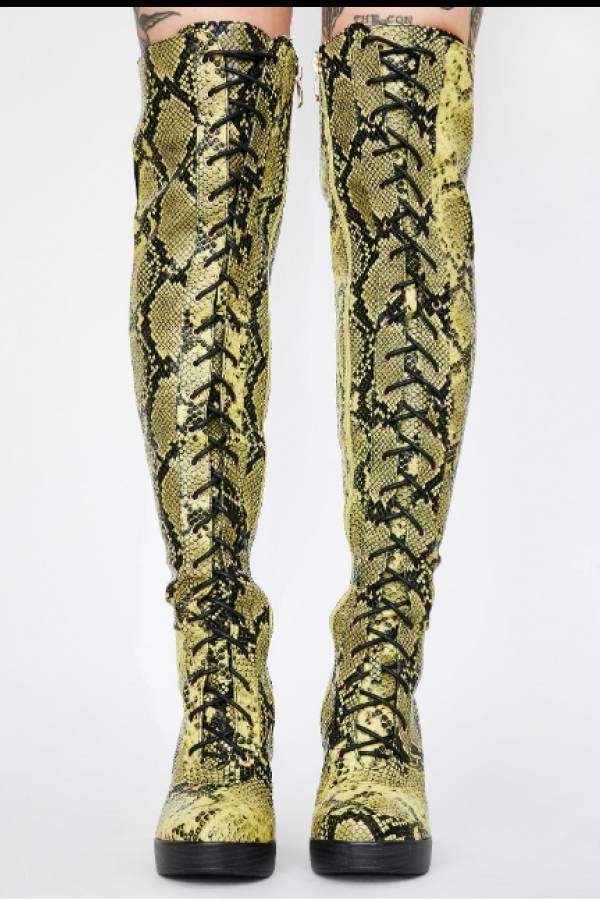 Botas ultra statement hasta la rodilla