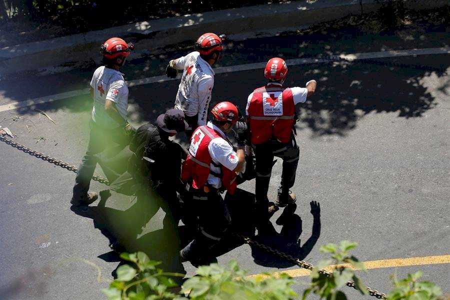 Accidente de un bus en El Salvador