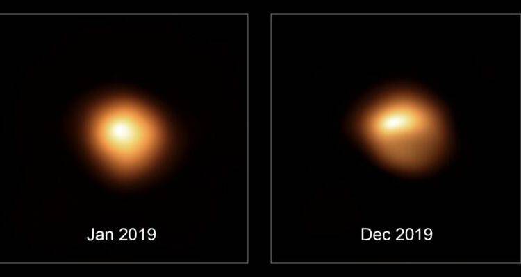 Betelgeuse se encuentra en su punto de brillo más bajo en 25 años Betelgeuse se encuentra en su punto de brillo más bajo en 25 años