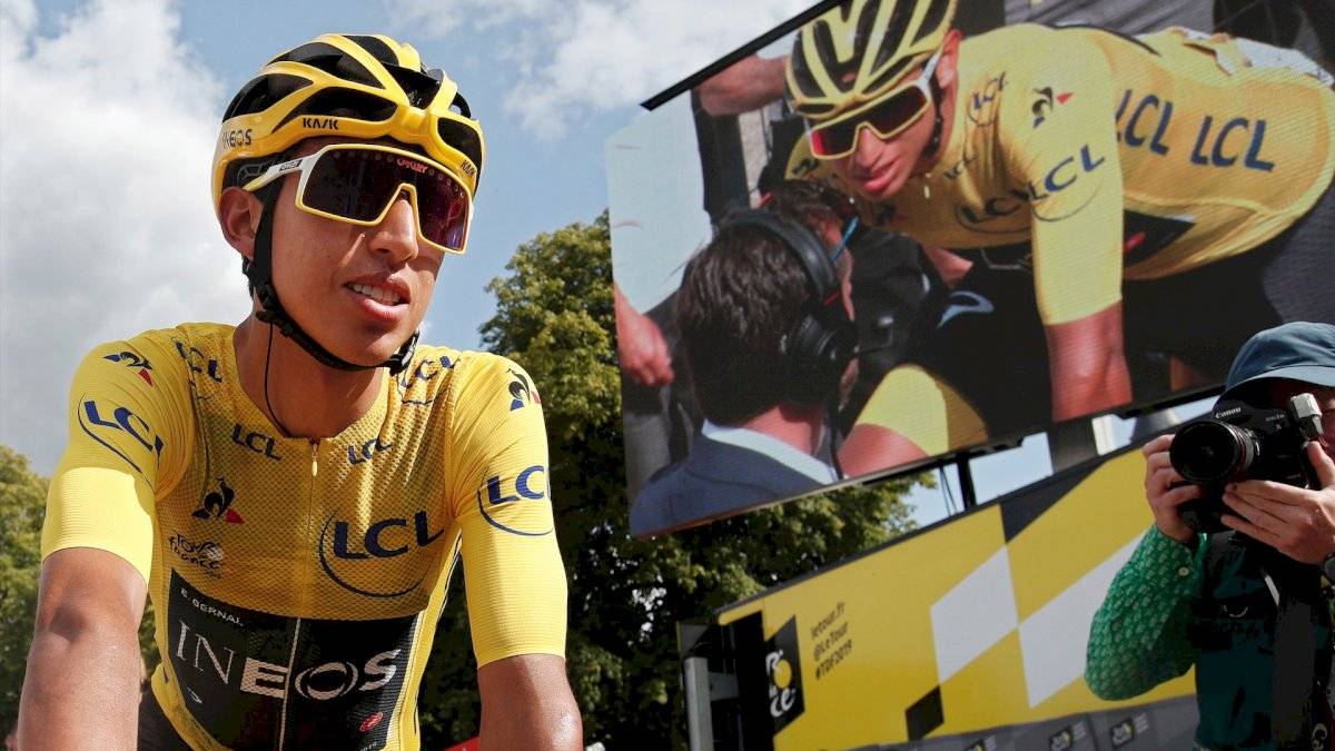 Colombianos en la Ruta de Occitania Egan Bernal