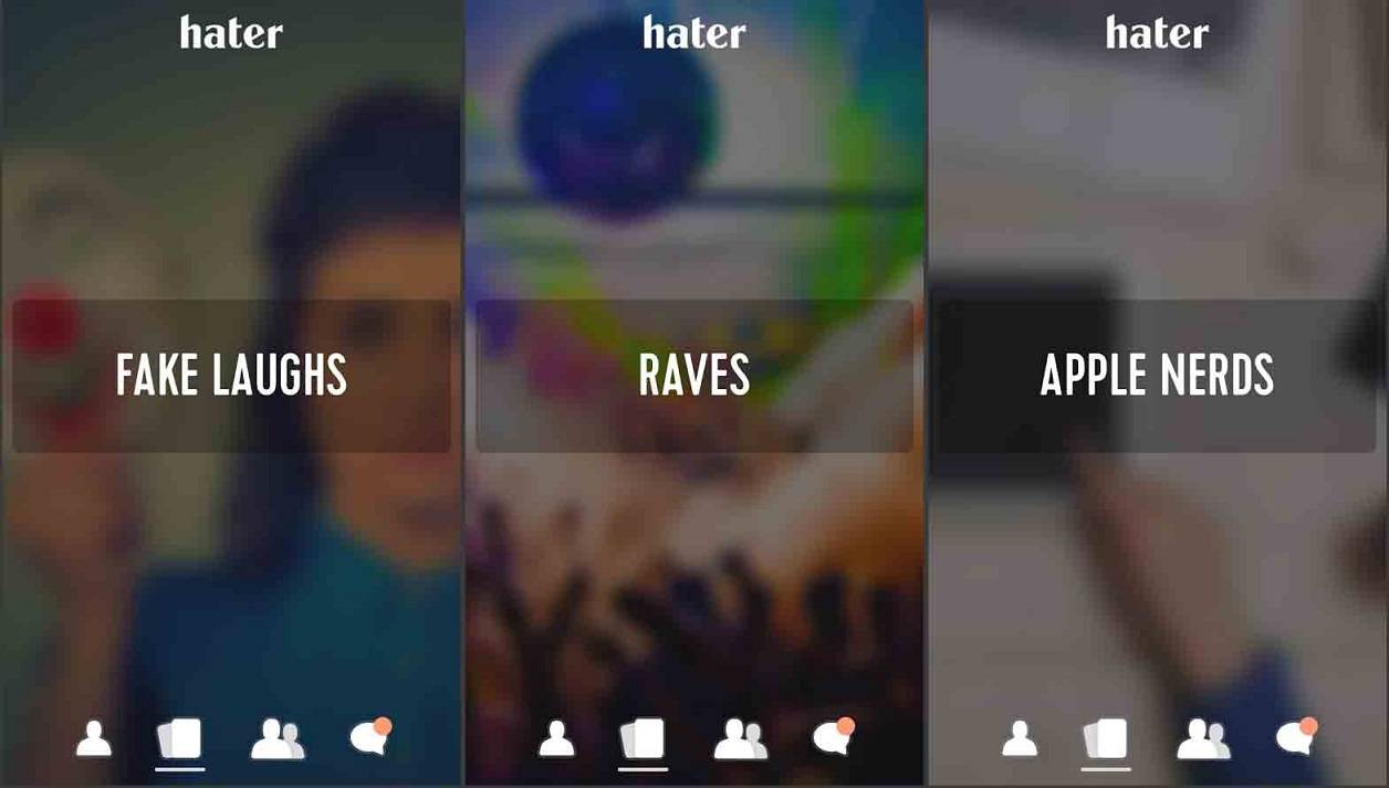 Hater app