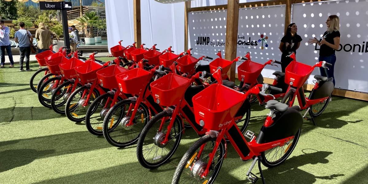 Así funciona Jump, el nuevo servicio de bicicletas eléctricas que está disponible desde hoy en Chile