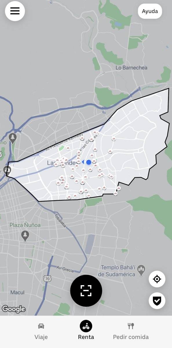 uber jump chile
