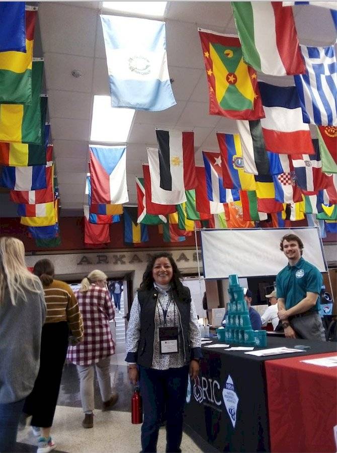 Yasmin Orozco, becaria Fulbright TEA 2019 durante su experiencia en EE. UU. Febrero, 2020