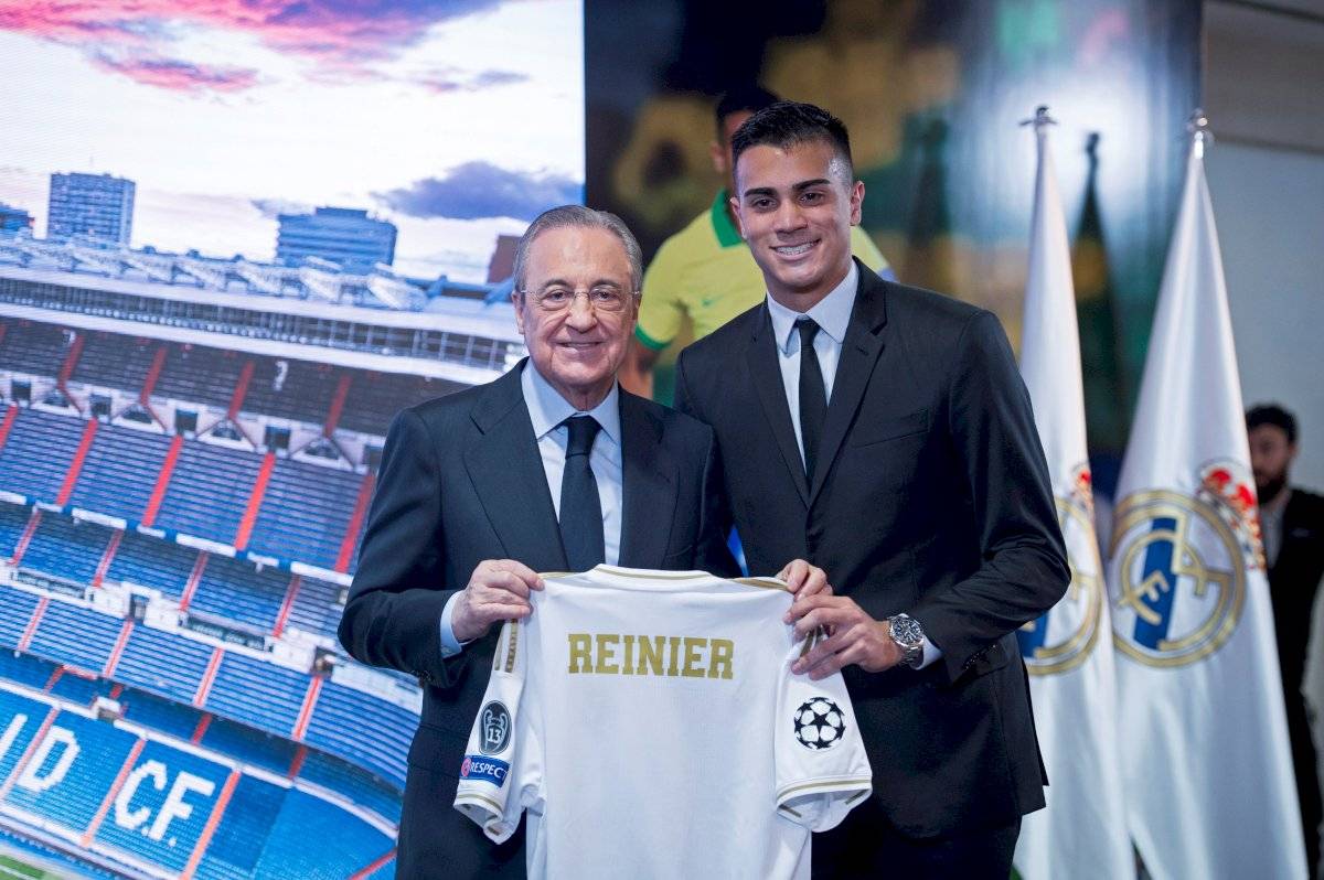 Reinier es presentado como nuevo jugador del Real Madrid
