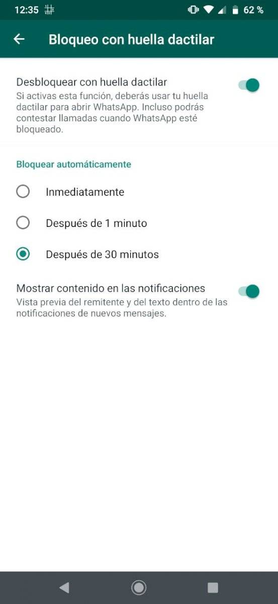 WhatsApp Seguridad