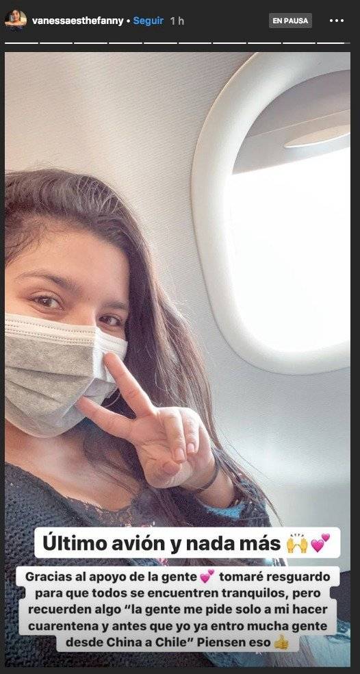 Stories de Vanessa García en Instagram