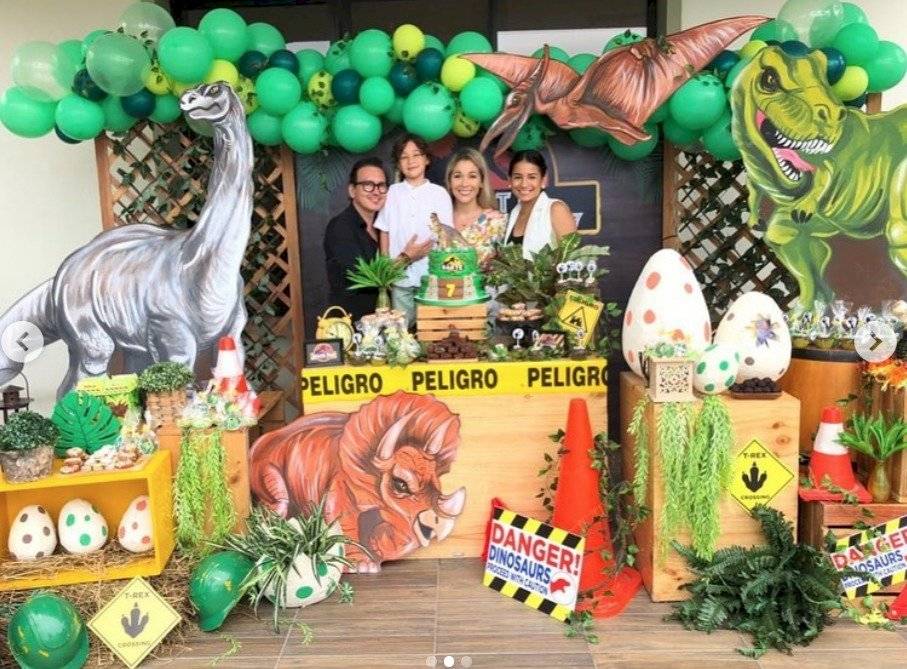 Cumple del hijo de Catherine Velastegui y David Reinoso