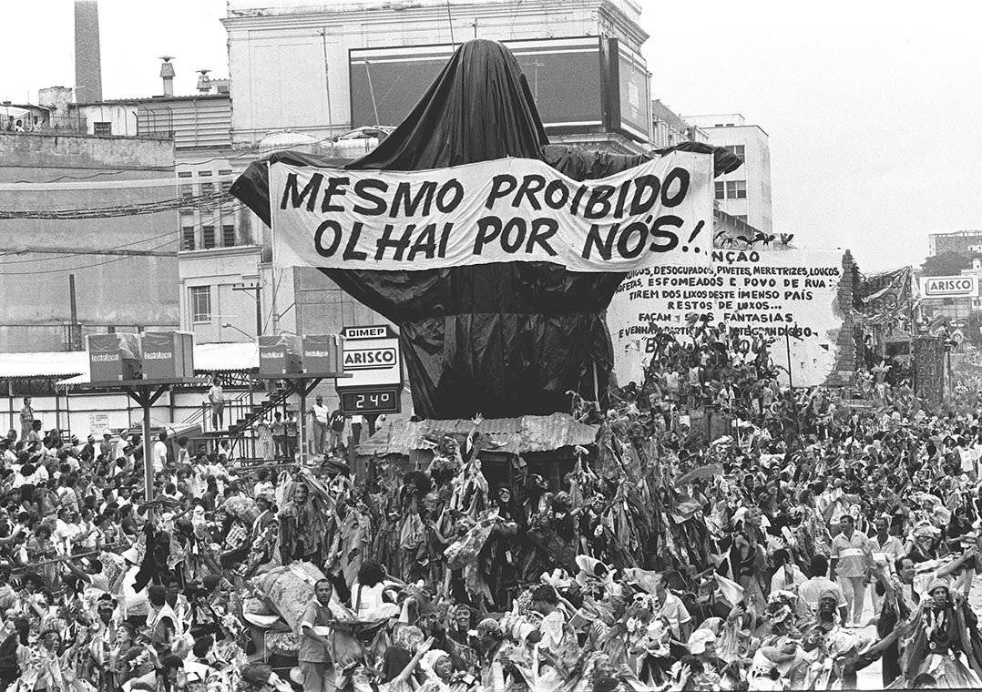 Cristo mendigo da Beija-Flor de 1989: imagem icônica do Carnaval