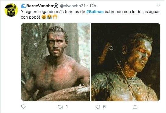 Los memes que dejó el desecho de aguas lluvias y servidas en el mar de Salinas