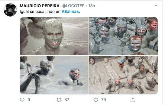 Los memes que dejó el desecho de aguas lluvias y servidas en el mar de Salinas