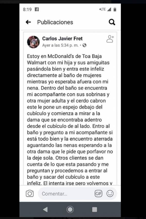 mensaje de Carlos Javier Fret tras incidente con Alexa Torres en