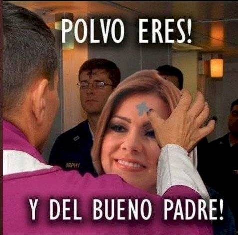 Meme del Miércoles de Ceniza