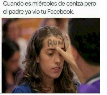 Meme del Miércoles de Ceniza