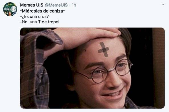 Meme del Miércoles de Ceniza