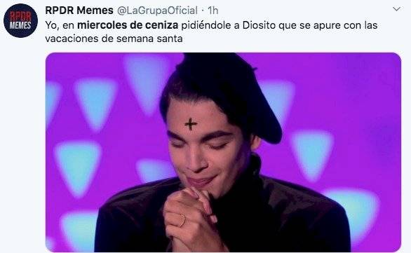 Meme del Miércoles de Ceniza