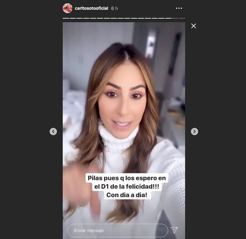 Carolina Soto no estuvo en