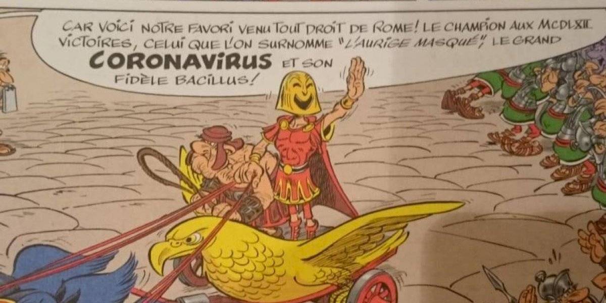 Está vez no fueron Los Simpson: cómic de Astérix y Obélix de 2017 predijo el coronavirus en Italia