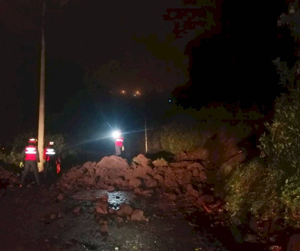 deslizamiento de tierra en Pisulí