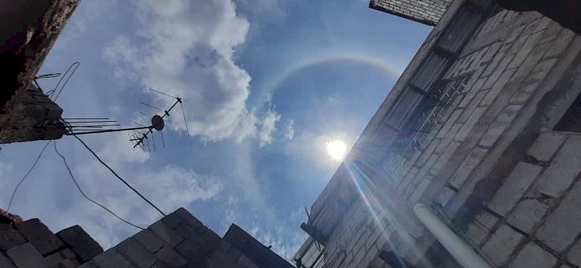Halo solar en Quito