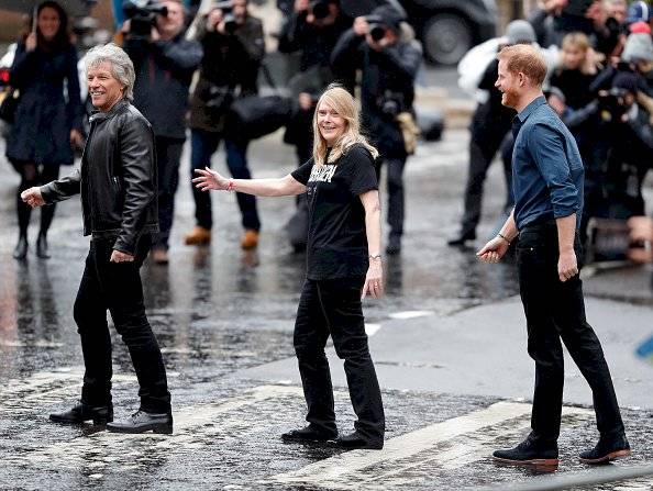 El príncipe Harry y Bon Jovi se encontraron para este proyecto