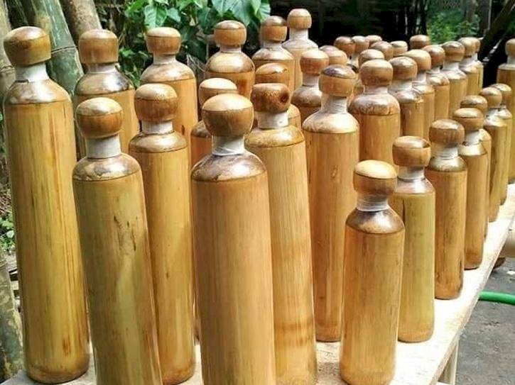 botellas bamboo