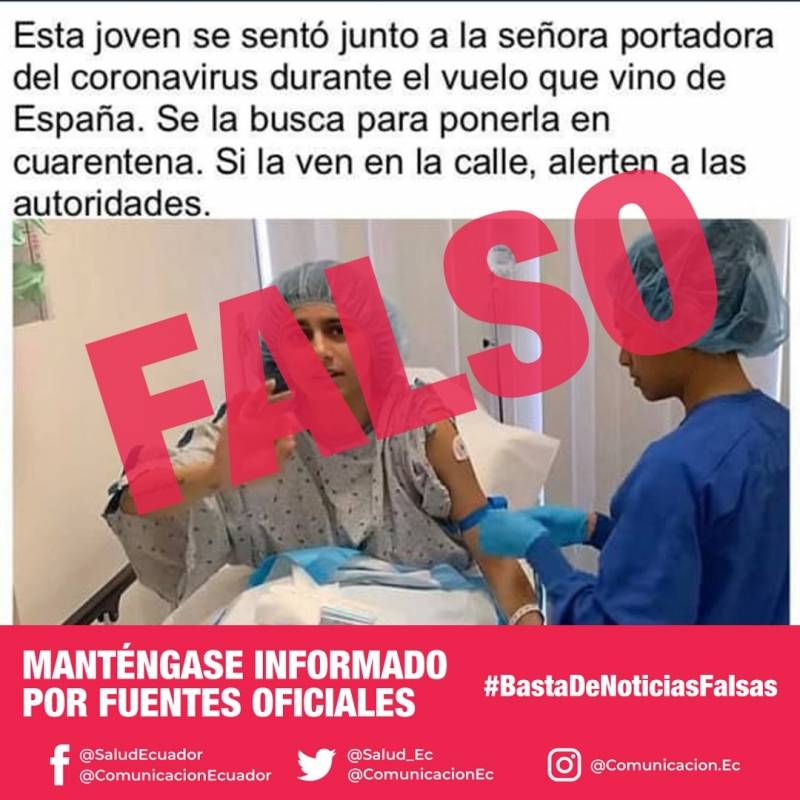 Falsas noticias sobre el coronavirus
