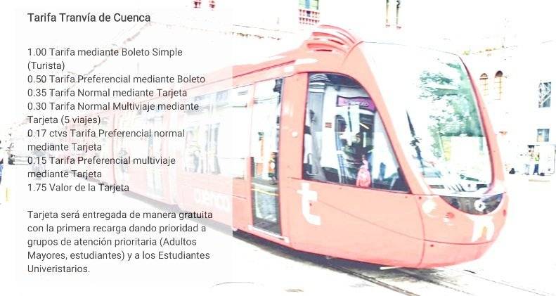 tarifa tranvía cuenca