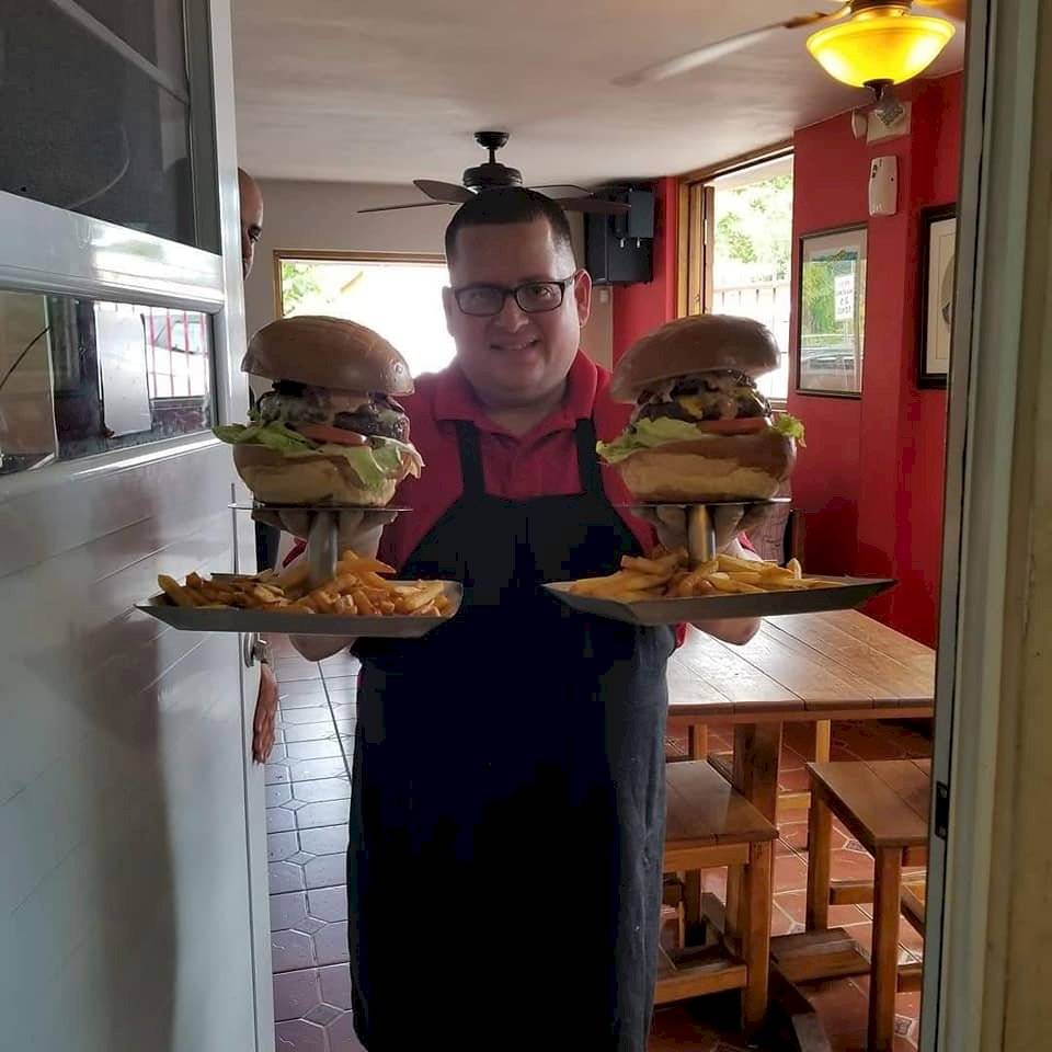 hamburguesa de una libra