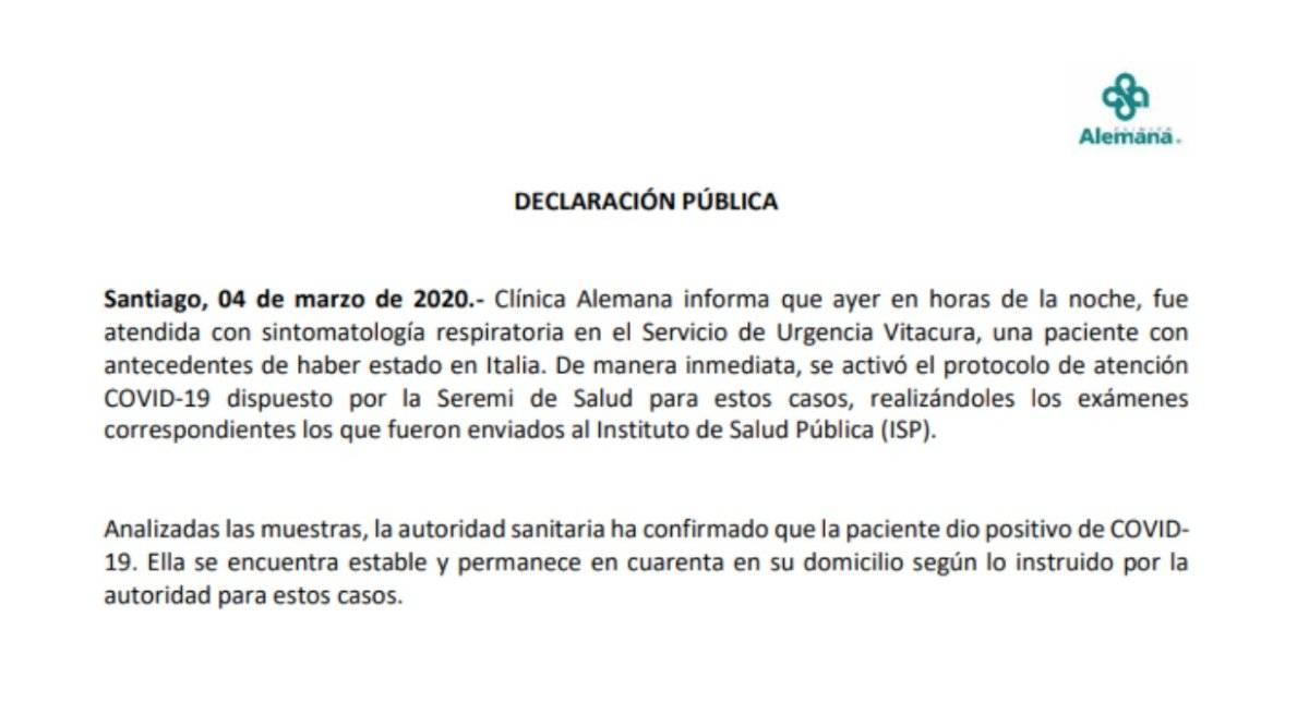 comunicado