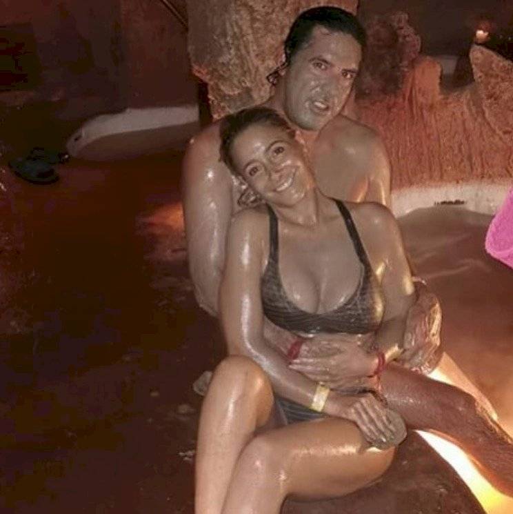 Comprometedora foto de Marián Sabaté y su nuevo galán en terno de baño