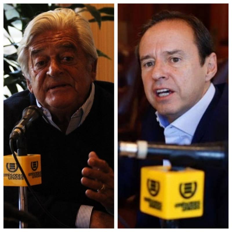 Alberto Lacalle, expresidente de Uruguay; y Jorge Fernando Quiroga, expresidente de Bolivia