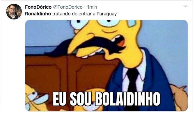 Memes de la detención de Ronaldinho