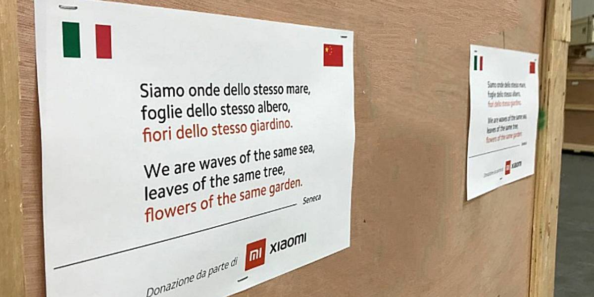 Coronavirus: Xiaomi manda miles de máscaras a Italia