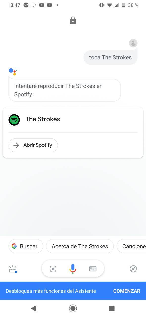 Spotify comandos de voz Spotify comandos de voz